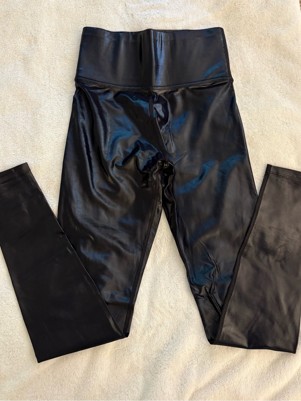 Carbon38 Takara Shine Black High-Waist, Full-length Leggings